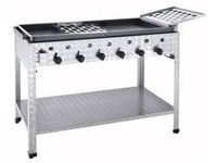 Holzkohle -u. Gas-Grill/Bräter