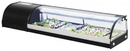 Polar Sushi Kühlvitrine 60 Liter 5 x 1/3 GN, versandkostenfrei