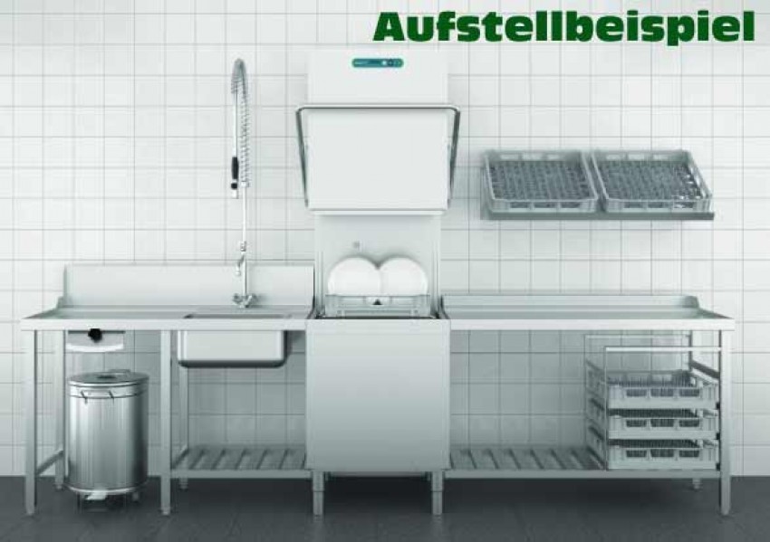 Ackermann H 530-1E Haubenspülmaschine m. eingeb. Enthärter  inkl. Inbetriebnahme + Einweisung