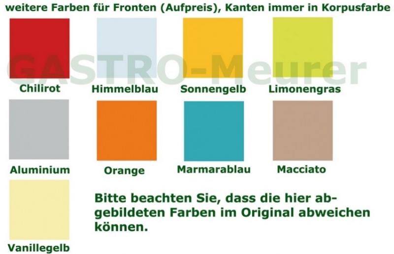 Liegepolsterschrank m. Türen f. 6 Liegepolster