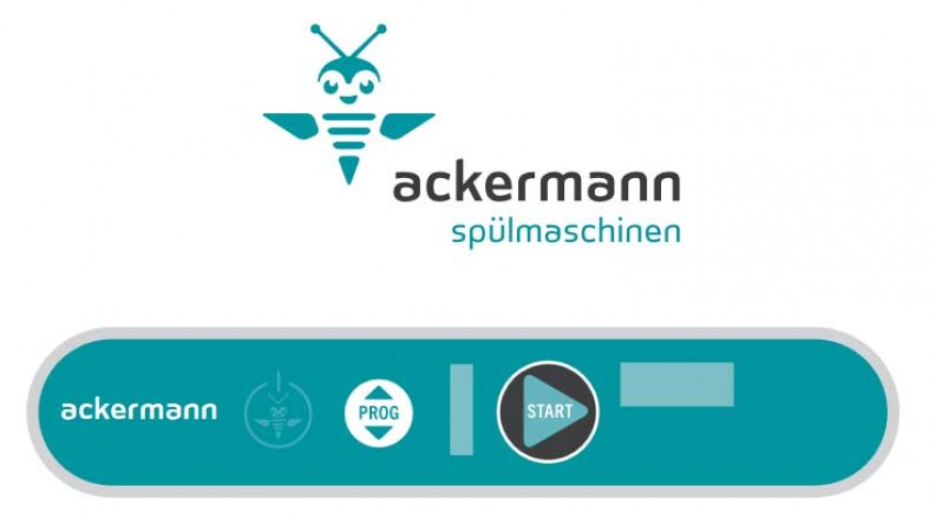 Ackermann U 530-1E Geschirr-Spülmaschine m. eingeb. Enthärter inkl. Inbetriebnahme + Einweisung