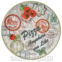 Napoli Charme, Green Dekor Pizzateller 33 cm Saturnia
