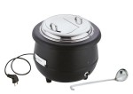 APS  elektr. Suppentopf, Ø 40 cm,10 Liter schwarz