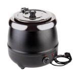 APS  elektr. Suppentopf 9 Liter schwarz, versandkostenfrei