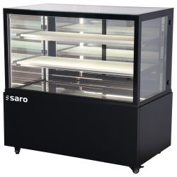 Saro Kuchenvitrine 410 L schwarz MARION 330-1107