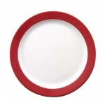 Eschenbach Teller flach Fahne 25,5 cm, rot, Color mit System