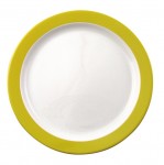 Eschenbach Teller flach Fahne 25,5 cm, gelb, Color mit System