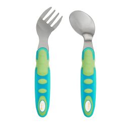 VitalBaby ergonomisches Besteckset 2-tlg. blau/grün
