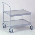 Transportwagen 2-etagig mit Schiebegriff, versandkostenfrei