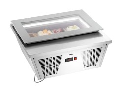 Bartscher Eisvitrine 4x6,5L-F 700248 Eisvitrine Eisbehälter Eisvorrat