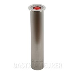 Becherspender Edelstahl für Thekeneinbau 45 cm, versandkostenfrei