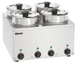 Bartscher Bain-Marie Hot Pot 4 x 3,5 Liter, versandkostenfrei