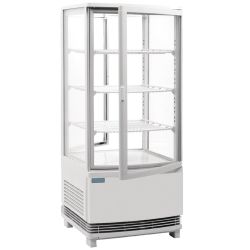 Polar C-Serie Energieeffizienter Kühlschrank mit gebogener Tür weiß86Ltr CX576