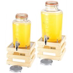 Frilich Getränkespender Nature OAK "Barrel" 5 l - 8 l  3144/030 3144/031