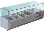 Aufsatz-Kühlvitrine GD875 3x GN1/3 + 1x GN1/2, versandkostenfrei