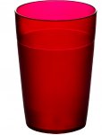 Trinkbecher 0,25 l rot-frosted