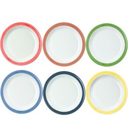 WACA Frühstücks-/Dessertteller 19,5 cm Bistro in 6 Farben 1924.221 1924.222 1924.223 1924.224 1924.225 1924.226