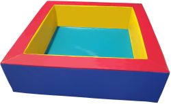 Ballbecken 1-teilig quadratisch 140 x 140 cm, versandkostenfrei