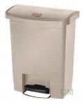 Rubbermaid Tretabfalleimer 30 l beige