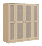 Liegepolsterschrank f. 10 Liegepolster m. Lochblechtüren, versandkostenfrei
