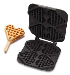 Herzwaffel am Stiel Backplattensatz für Neumärker Backsystem, versandkostenfrei