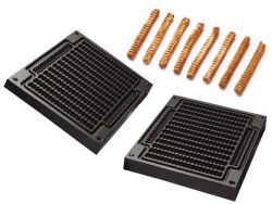 Waffel-Pommes Backplattensatz für SWiNG-Backsystem, versandkostenfrei