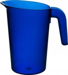 Saftkanne 1,0 l blau-frosted PC