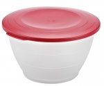 Schüssel 2500 ml mit Deckel rot