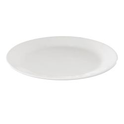 WACA Teller flach 24 cm / Mittagsteller (Melamin) weiß